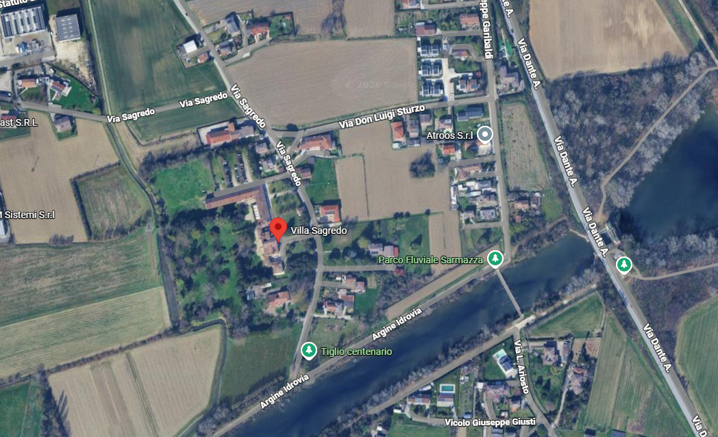 Mappa Villa Sagredo